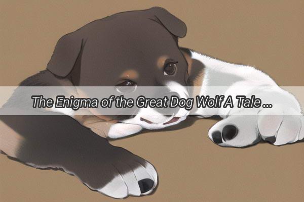 The Enigma of the Great Dog Wolf A Tale of Xian Lian and Hua Chengs Unraveling Bond